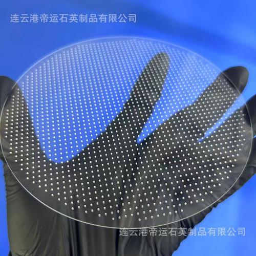 8寸6寸玻璃晶圆石英制品 af激光打孔0.01医疗半导体肖特石英玻璃