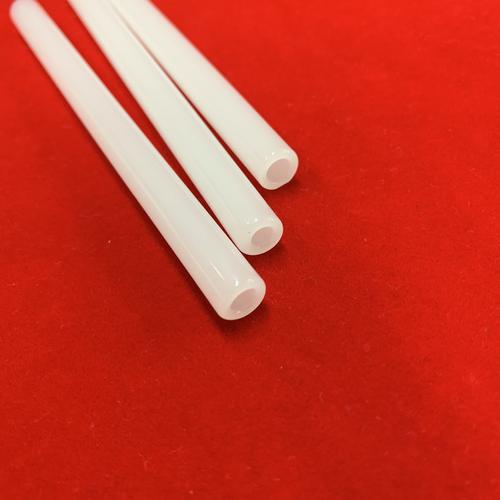 乳白石英玻璃管 高质量 量大优惠 两端烧口两头通用于加热